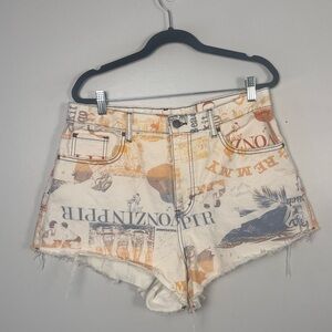 Urban Outfitters BDG Women's Size 32 Pitched Waist Beach Blanket Bingo Shorts